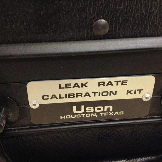 Used USON Leak Rate Calibration Kit CALIBRATION KIT181 #87182