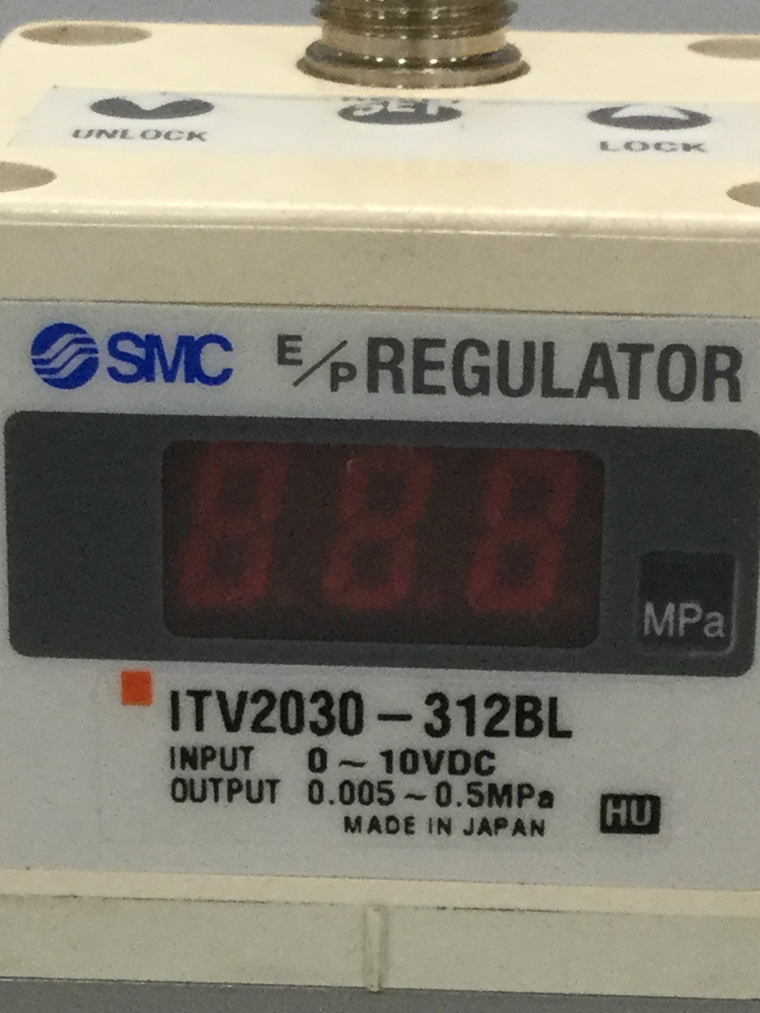 Used SMC Regulator ITV2030-312BL Used