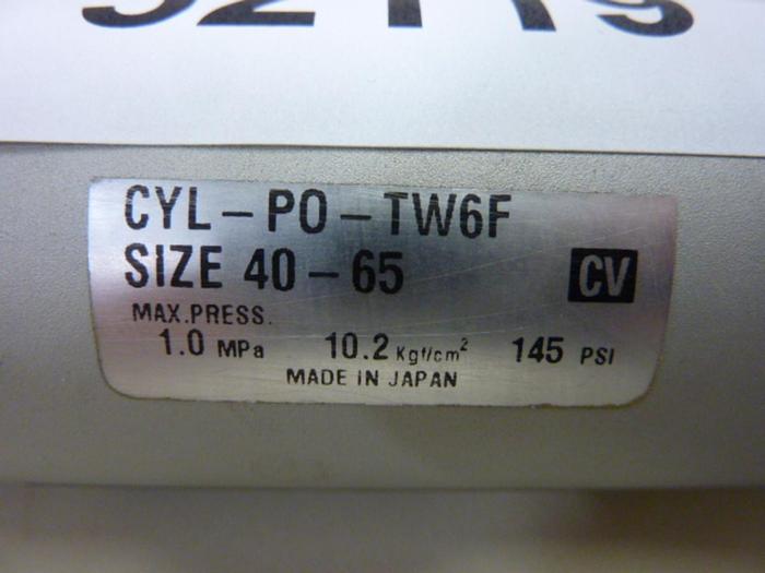 Used SMC Air Cylinder CYL-P0-TW6F #52119