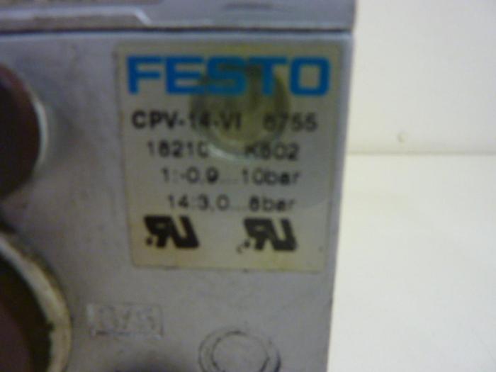 Used FESTO Valve Terminal CPV14 CPV14-GE-FB-8 #54631
