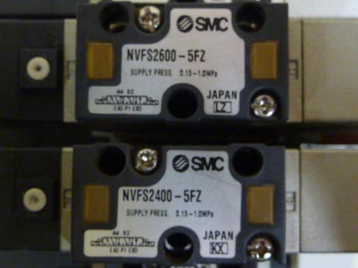 Used SMC Control Block w/ Valves VFS2100-5FZ #60114