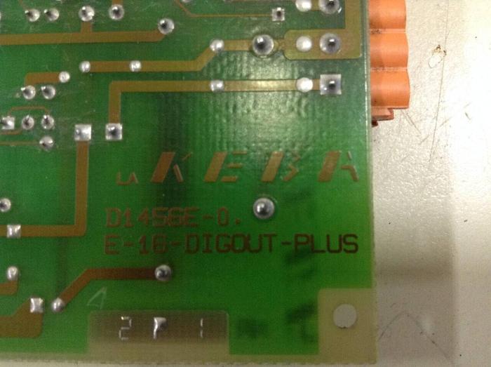 Used KEBA Engel Output Board E-16-DIGOUT-PLUS D1456E-0 USED #80877
