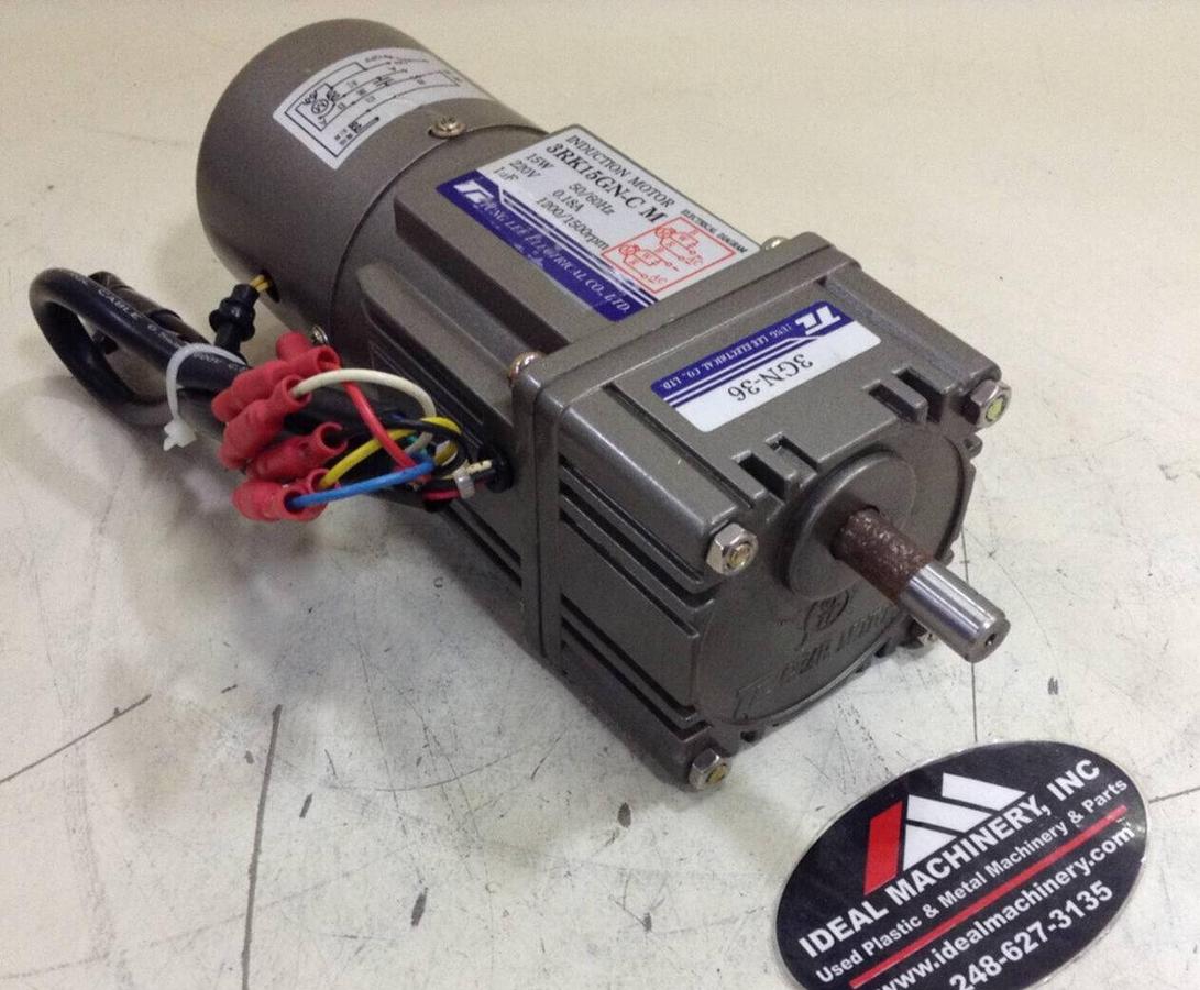 Used TUNG LEE ELECTRICAL Induction Motor 3RK15GN-C M USED