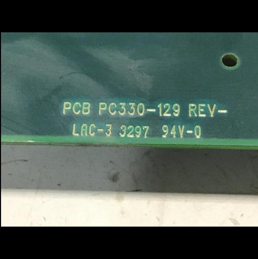 Used VAN DORN Operator Interface Board 330129 PC330-129 330-129 Used