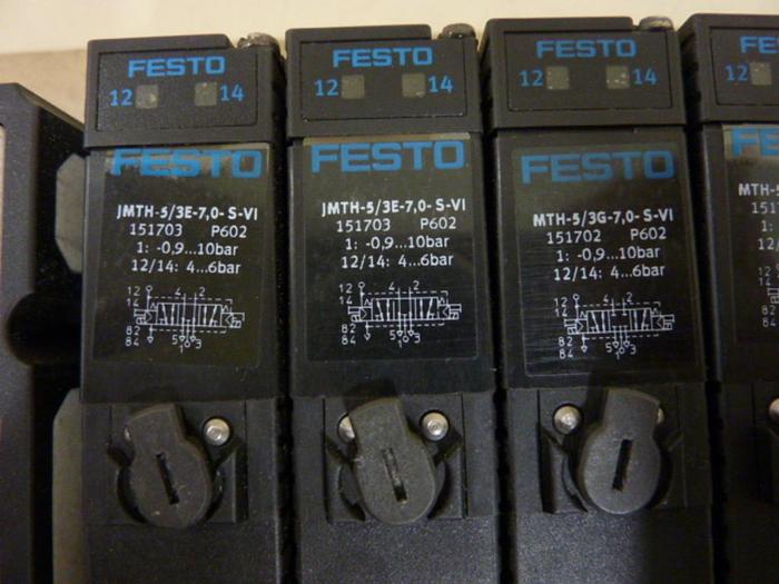 Used FESTO Control Block w/ Valves IFB8-03 #52810
