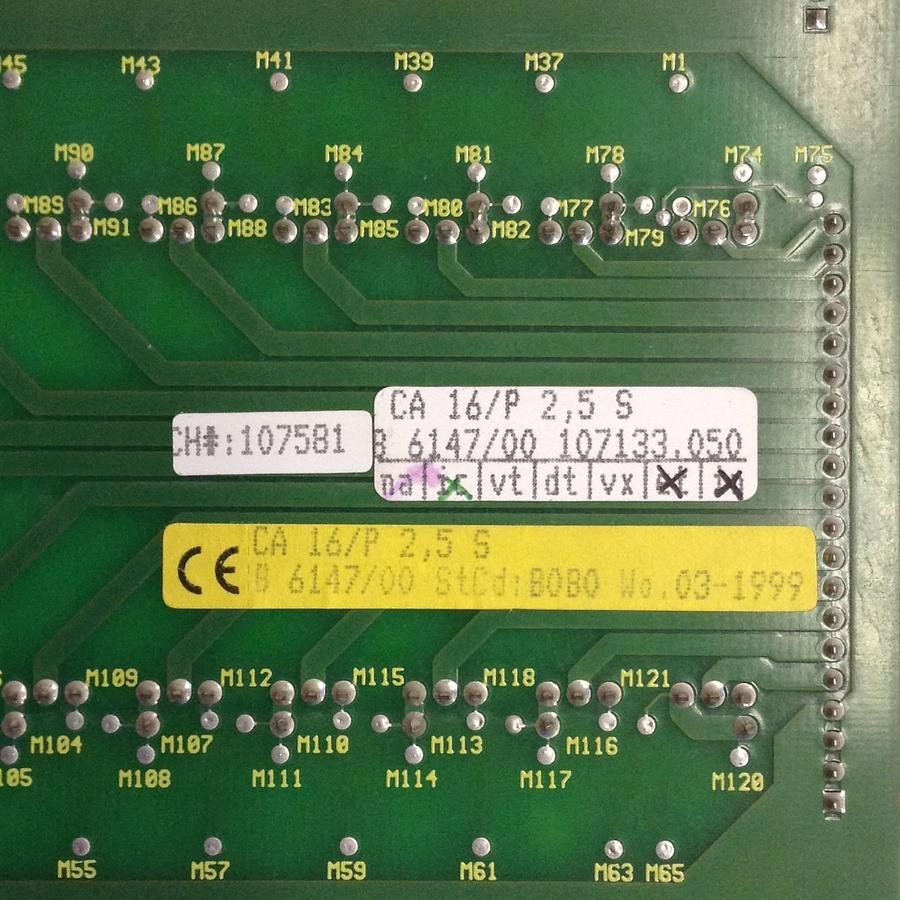 Used BACHMANN ELECTRONIC Output Card CA16/P2.5S E06149/00 USED