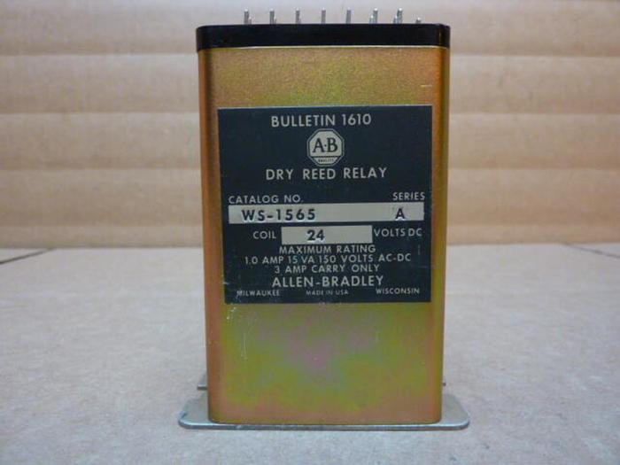 Used ALLEN BRADLEY Dry Reed Relay WS-1565 SER A #27734