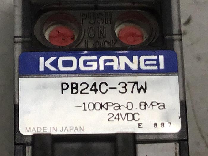 Used KOGANEI Solenoid Valve PB24C-37W #122233
