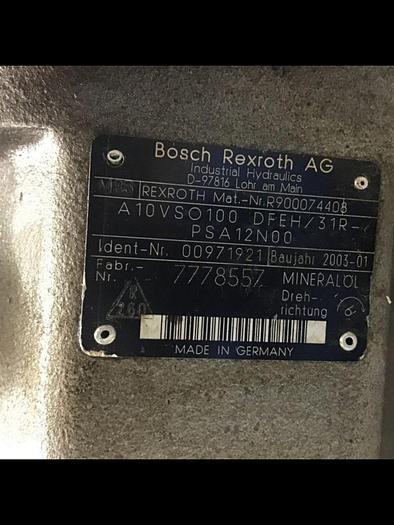 Used REXROTH Piston Pump A10VSO100DFEH/31R-PSA12N00 USED
