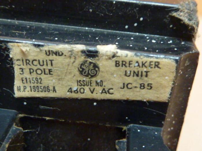 Used GENERAL ELECTRIC / GE 50 Amp Circuit Breaker TEF134050 #38771