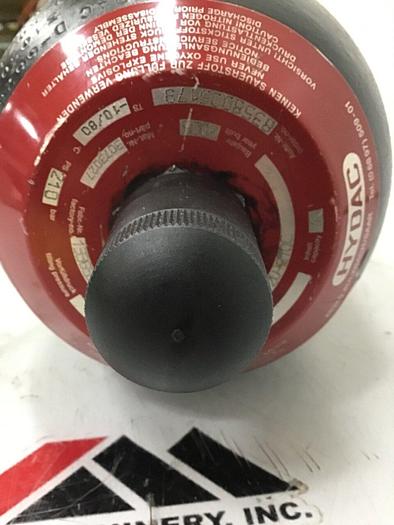 Used HYDAC Accumulator SB330-4F1/112U-210C #123415