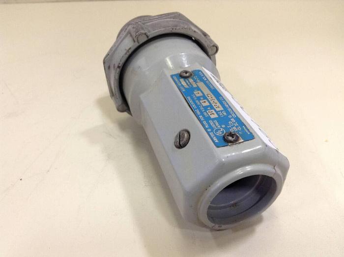 Used CROUSE HINDS Body Grounded Connector Plug APJ-3475 M-72 #86165