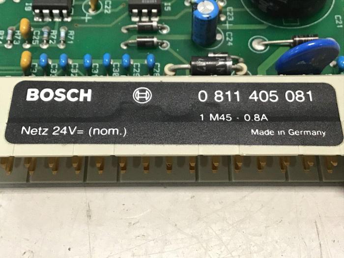 Used BOSCH Amplifier Card 0 811 405 081 #141706