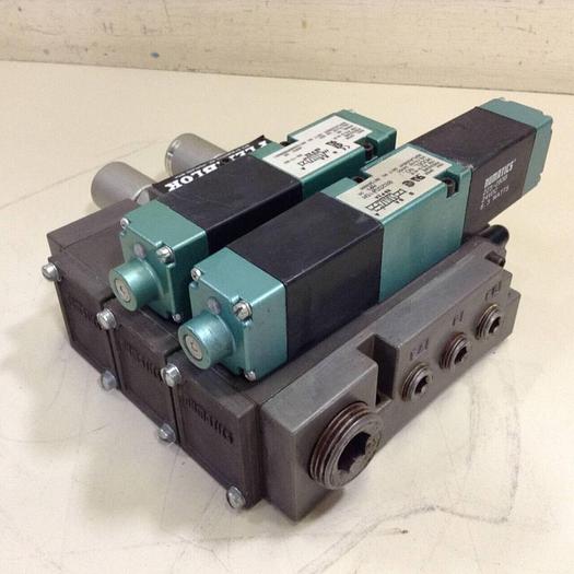 Used NUMATICS Control Block w/ Valves 082SS415M #80011