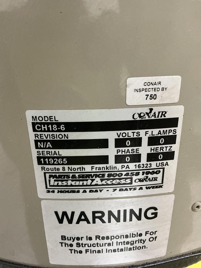 Used Conair SC-30 Desiccant Dryer USED