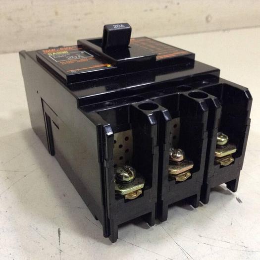 Used FUJI ELECTRIC 20 Amp Auto Circuit Breaker SA33B-20 #89007