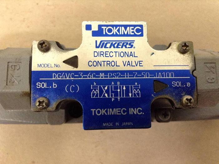 Used VICKERS Directional Control Valve DG4VC36CMPS2H750JA100 #71239