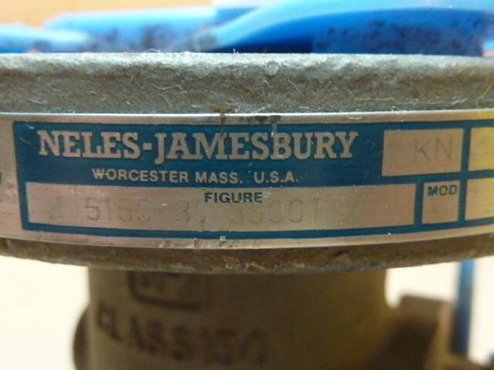 Used NELES JAMESBURY Ball Valve 1 5150313600TT USED #37695