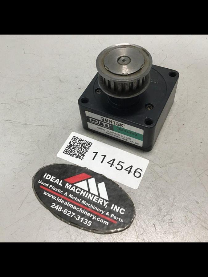 Used ORIENTAL MOTOR Gearhead 2GN18K Used
