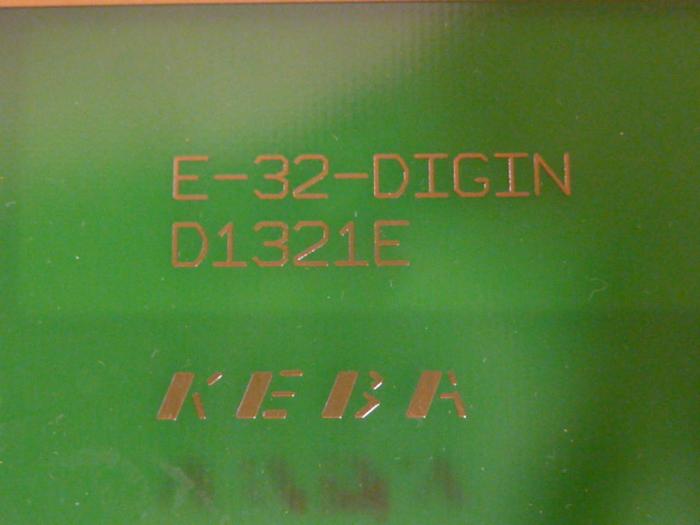 Used KEBA Engel Circuit Board E-32-DIGIN D1321E Used