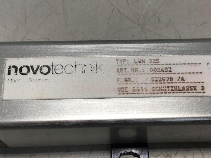 Used NOVOTECHNIK Linear Transducer LWH225 Used