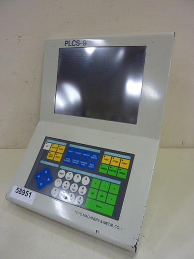 Used TOYO MACHINERY OPERATOR PANEL PLCS-9 Used
