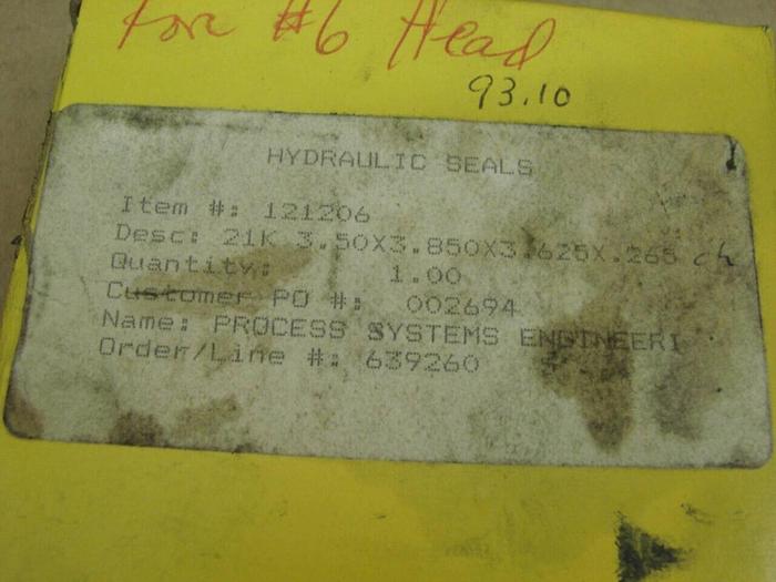 CHESTERTON Hydraulic Seal 121206 #13641