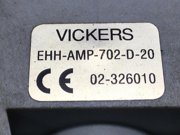 Used VICKERS Power Plug EHH-AMP-702-D-20 USED #142149