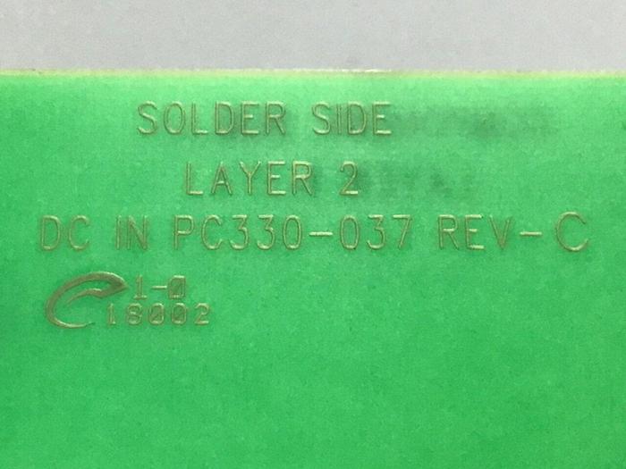Used VAN DORN DC Input Board 330037 PC330-037 Used