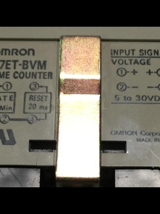 Used OMRON Time Counter H7ET-BVM USED