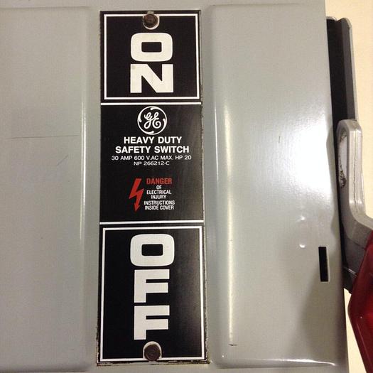 Used GENERAL ELECTRIC Safety Switch TH3661 #72247
