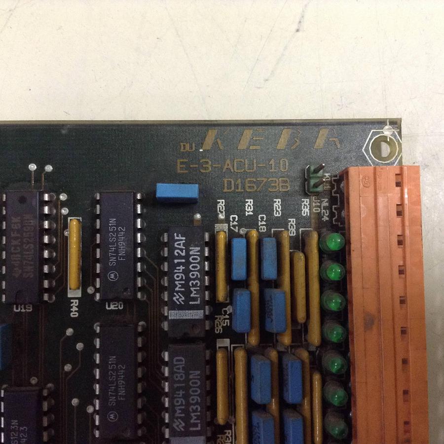 Used KEBA Circuit Board E-3-ACU-10 D1673B Used