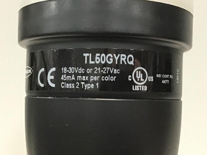 Used BANNER ENGINEERING 3 Color Tower Light TL50GYRQ #115792
