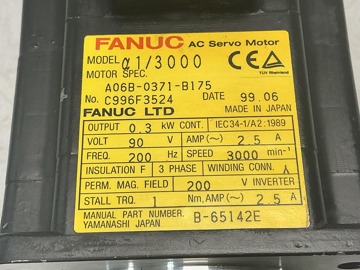 Used FANUC A06B-0371-B175