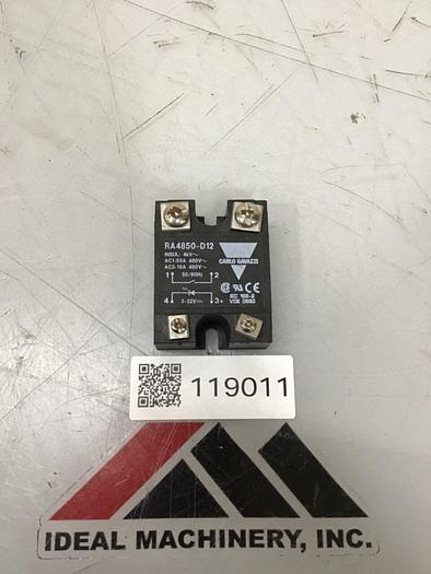Used CARLO GAVAZZI Solid State Relay RA4850-D12 #99270
