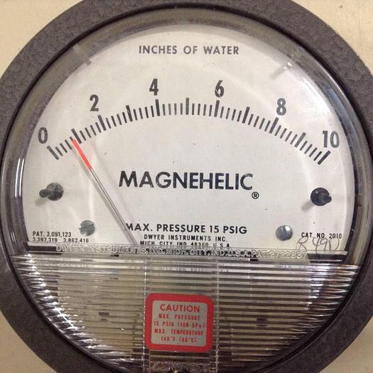 Used DWYER Magnehelic Pressure Gauge 2010 #76755