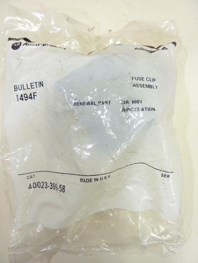 ALLEN BRADLEY 30 Amp Fuse Block Plate 1494F-C633 SER B #43487