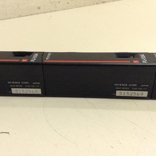 Used KEYENCE CORP Light Curtain Sensor PJ-50A PJ-55A #81190