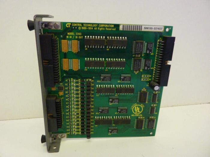 Used CONTROL TECHNOLOGY CORPORATION I/O Module 2203 #21121
