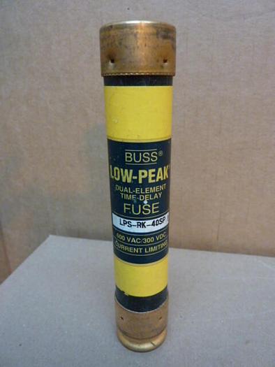Used BUSSMANN 40 Amp Fuse LPS-RK-40SP #33668