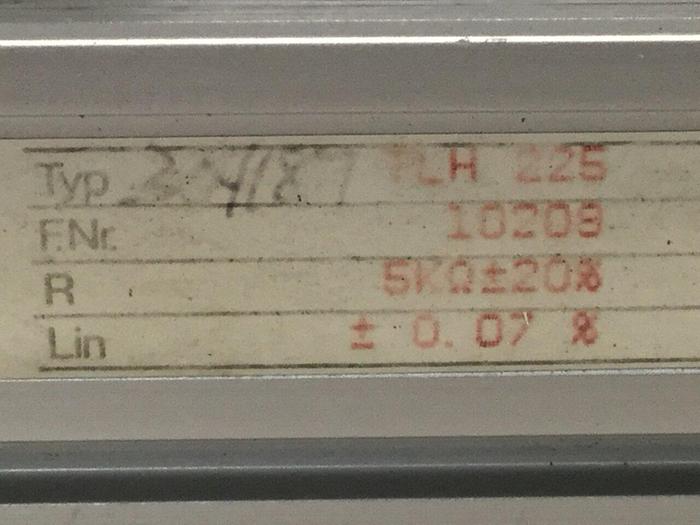 Used NOVOTECHNIK Position Transducer TLH225 Used