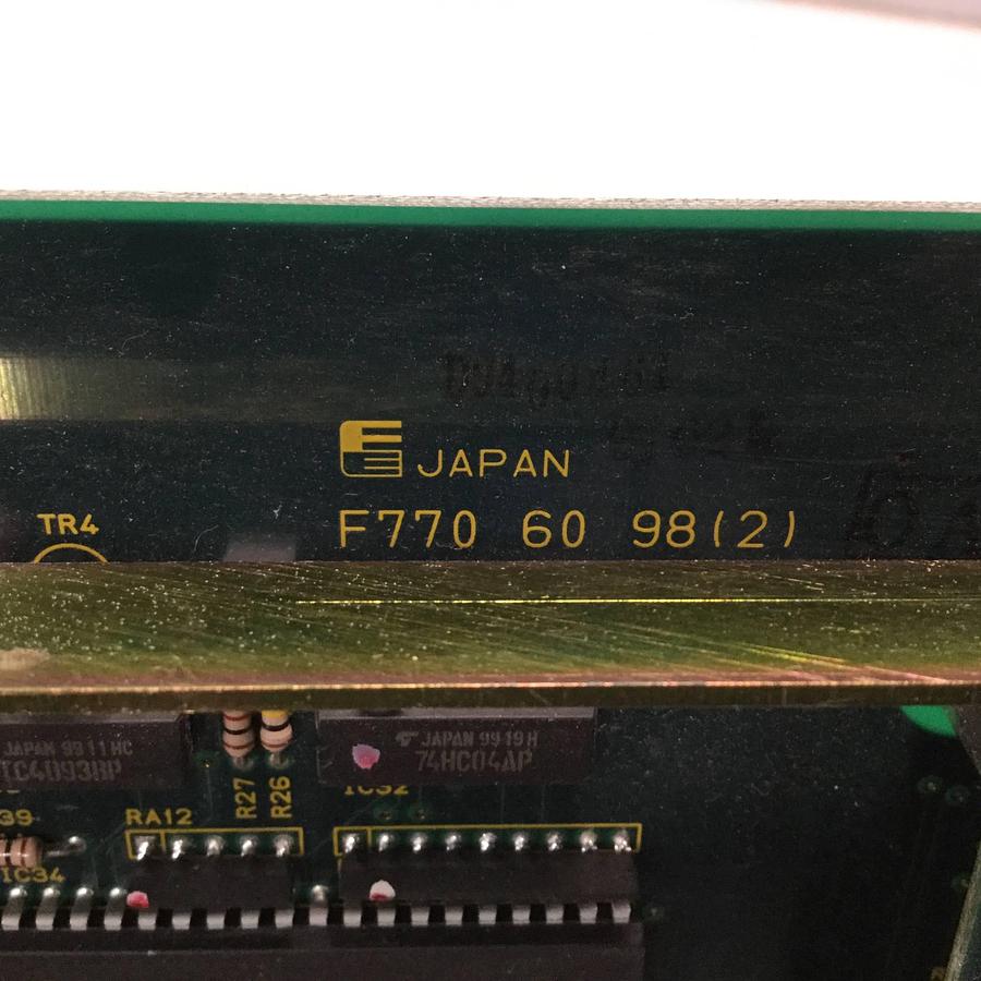 Used FUJI ELECTRIC Circuit Board F770 60 98(2) #96224