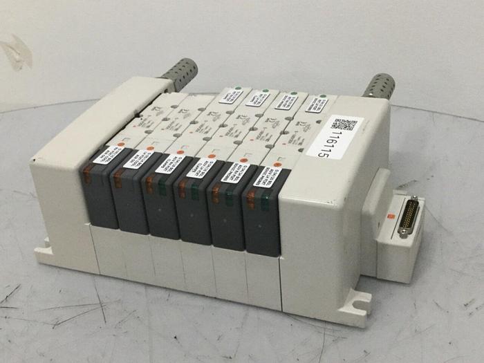 Used SMC Pneumatic Valve Manifold HHB-105202 #116115