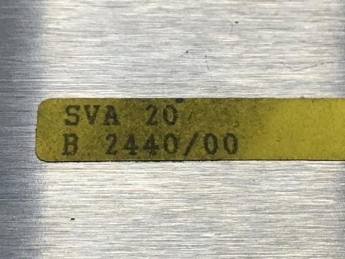 Used BACHMANN Load Amplifier SVA 20 Used #120143