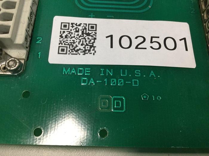 Used GAMMAFLUX Circuit Board DA-300-D #102504