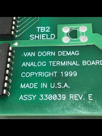 Used VAN DORN Analog Terminal Board PC330-039 Used 