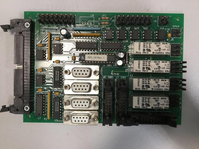 Used AMERICAN MSI Circuit Board DEL-DIO Used