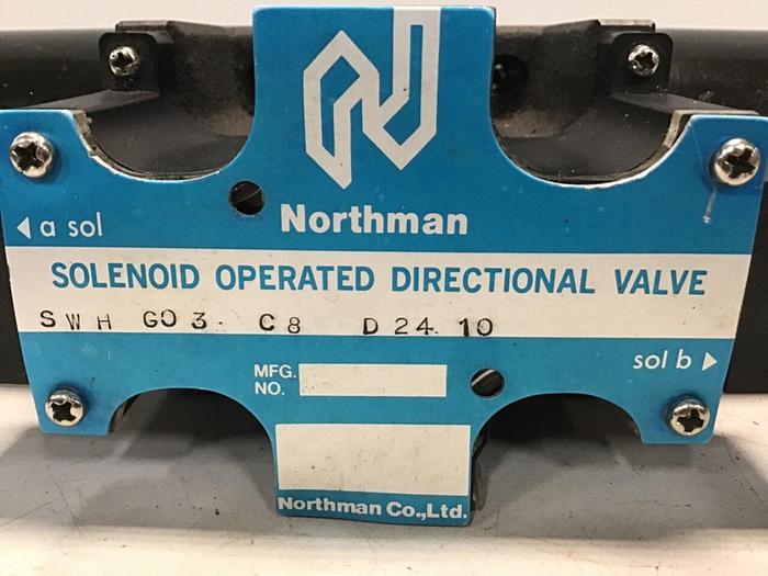 Used NORTHMAN Valve SWH G03 C8 D 24 10 #133027