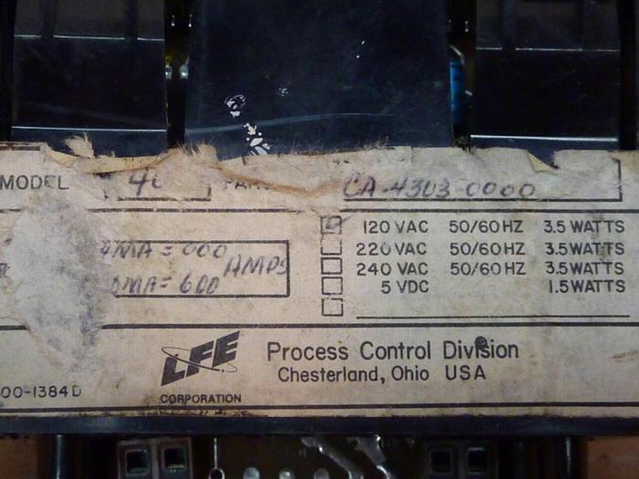 Used LFE Digital Ammeter Meter 40CA-4303-0000 #23175