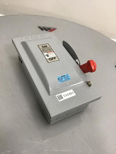 Used SIEMENS 30 Amp Disconnect Switch HF361 #133301